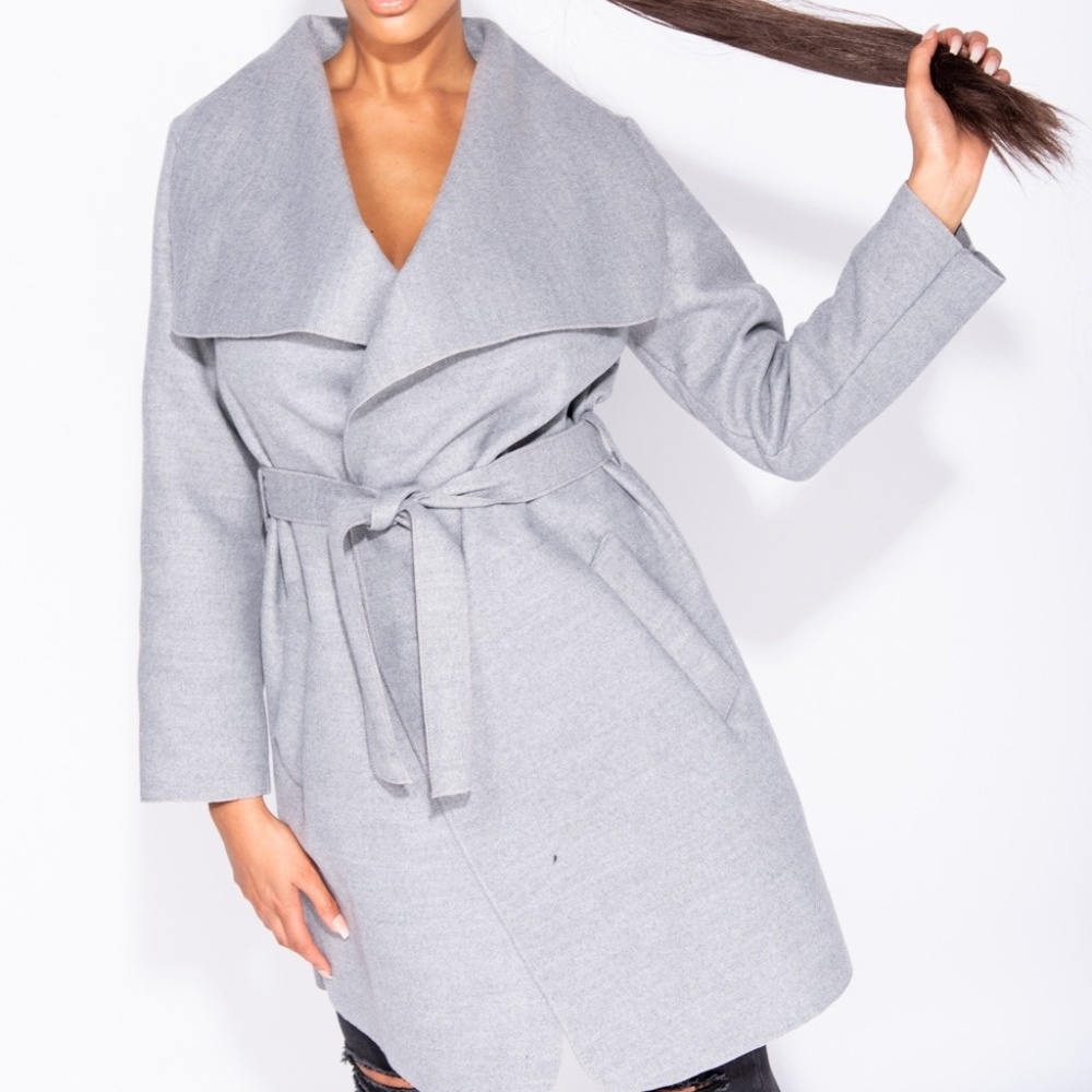 Monique Gray Belted Duster Jacket - Picture 3 of 8